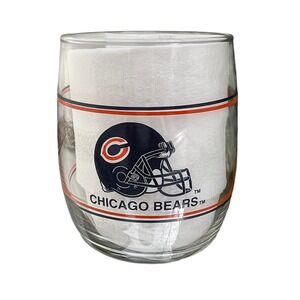 Chicago Bears Whiskey Glass Glassware NFL Football Sports Fan 10oz